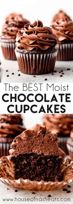 the best moist chocolate cupcakes