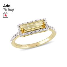 in stock Yellow Gold Topaz Ring With Diamond Baguette Cut, Yellow Gold Diamond Ring With Citrine Accents, Yellow Gold Citrine Diamond Ring With Accents, Yellow Gold Baguette Cut Diamond Topaz Ring, Macy's Yellow Gold Diamond Ring, Macy's Diamond Ring With Vvs Clarity As Gift, Macy's Diamond Ring With Vvs Clarity For Gift, Macy's Vvs Clarity Diamond Ring As Gift, Macy's Yellow Gold Diamond Ring With Vvs Clarity