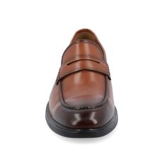 The Keith dress loafer from Vance Co. will take you from work to an evening out with ease. Their 12 mm Tru Comfort Foam� massaging insole and soft vegan leather will keep your feet comfortable during your daily activities. To make this shoe better its round toe and durable rubber outsole make them an instant classic. Brown Loafers With Ortholite Insole For Work, Brown Formal Oxfords With Ortholite Insole, Brown Business Casual Loafers With Removable Insole, Brown Moccasins With Ortholite Insole For Formal Occasions, Brown Slip-ons With Removable Insole For Office, Brown Semi-formal Loafers With Removable Insole, Brown Formal Leather Shoes With Cushioned Footbed, Formal Brown Leather Shoes With Cushioned Footbed, Formal Brown Slip-ons With Cushioned Footbed