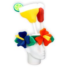 "Get this Awesome Margaritas and Hibiscus Hat Today! This Margaritas and Hibiscus Hat will definitely make you stand out at your next Party, Wedding, Corporate Event, Birthday, Quinceanera, or Halloween Party! Product Details: ✓Made in the USA ✓Handmade ✓High Quality Foam ✓One Size Fits Most ✓Customizable to your preferences \"This is where your party starts\". Give your next party a new life and rediscover your youth with Foam Party Hats. Foam Party Hats Guarantee At Foam Party Hats we believe Summer Party Novelty Costume Hats, Novelty Summer Party Costume Hats And Headpieces, Novelty Costume Hats And Headpieces For Summer Party, Fun Summer Party Costume Hats And Headpieces, Fun Summer Party Mini Hats, Novelty Summer Party Hats, Fun Adjustable Mini Hats For Carnival, Playful Mini Party Hats For Summer, Playful Mini Hats For Summer Party