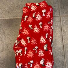 Peanuts Snoopy Santa Pajama Pants So Soft Snoopy Pajama Pants, Snoopy Pj Pants, Casual Christmas Sleepwear With Elastic Waistband, Casual Red Christmas Sleepwear, Casual Red Sleepwear For Christmas, Casual Cotton Bottoms For Holiday, Casual Red Bottoms For Christmas, Casual Holiday Sleepwear With Long Pants, Red Christmas Sleepwear With Long Pants