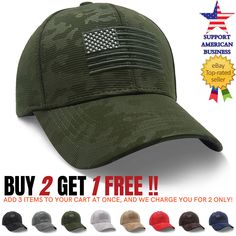 Free eBay listing template designed by BaySight Men Baseball Cap American Flag Tactical Snapback Visor Hat Trucker Camo Army Add a touch of patriotism and style to your headwear collection with these baseball caps featuring a silicone USA flag patch on the front. Crafted with care, these caps offer a perfect blend of fashion and comfort, making them a must-have accessory for any occasion. The USA flag silicone patch adds a patriotic flair to the cap, making it an ideal choice for those who want Military Camouflage Trucker Hat For Sports, Military Style Camouflage Trucker Hat For Sports, Veterans Day Snapback Baseball Cap For Outdoor, Military Hats For Memorial Day Sports, Military Hats For Sports, Military Style Hat For Sports On Memorial Day, Patriotic Sports Hat For Veterans Day, Patriotic Hats For Sports On Memorial Day, Patriotic Snapback Baseball Cap For Sports