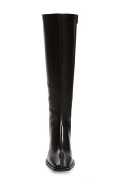 A chunky curved block heel and square toe create a retro aesthetic in this tall boot with season-spanning versatility. Style Name:Vagabond Shoemakers Hedda Knee High Boot (Women). Style Number: 6128499. Classic Square Toe Wide Calf Heeled Boots, Classic Wide Calf Heeled Boots With Square Toe, Calf Leather Knee-high Boots With Square Toe, Square Toe Knee-high Boots With Padded Heel For Work, Square Toe Knee-high Boots With Stacked Heel For Work, Knee-high Square Toe Boots For Workwear, Winter Knee-high Boots With Sculpted Heel And Square Toe, Leather Tall Platform Boots With Stacked Heel, Workwear Knee-high Boots With Stacked Heel And Square Toe