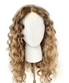 Human Hair Topper Products | ThinHairThick | Thinning Hair in Women Hair Topper, Thinning Hair, Hair Toppers, Loose Curls, Heat Styling Products, Grow Hair, Headband Hairstyles, Long Length, Lace Front