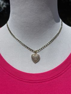 Gold layered Heart Necklace With Adjustable Chain For Party, Adjustable Chain Heart Necklace For Party, Dainty Heart Necklace For Parties, Trendy Heart-shaped Layered Clavicle Chain Necklace, Double Heart Necklace For Party, Heart Necklace With Chain As A Gift, Layered Necklace For Valentine's Day Gift, Chic Double Heart Jewelry With Heart Charm, Chic Jewelry With Double Heart Charm