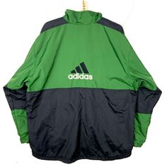 Vintage Adidas Jacket Extra Large Green Fleece Lined 1/4 Zip Windbreaker Size/Measurements (Based in inches) Size - XL Pit to pit - 26 1/2" Length - 31 - 33 1/2" Shoulder to cuff - 24" Condition / Details Paint marks on the front Combined Shipping: We provide combined shipping, please contact us for a quote Green Sportswear Track Jacket For Fall, Green Fall Track Jacket Sportswear Style, Green Track Jacket For Fall Sportswear, Green Track Jacket For Fall, Sporty Fleece-lined Windbreaker For Cold Weather, Winter Nylon Half-zip Outerwear, Long Sleeve Nylon Windbreaker With Fleece Lining, Fleece-lined Windbreaker For Winter Sports, Long Sleeve Moisture-wicking Windbreaker For Hiking