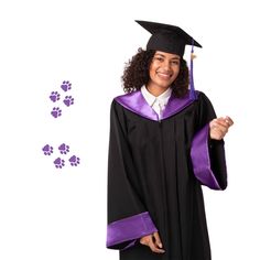 Want to have a different look? Are you bored of plain black gowns? Try our NotOrdinaryGownCo "Premium" design graduation gown set. In any photo - you will look your best! Set includes: - Graduation gown with satin cuffs and collar. - Graduation hat with tassel and year charm. About the gown: Material - high quality 100% Matte Polyester 9 and 2 dress chest sizes (to make it look better on you). Build all over yoke for additional volume 10 colors to choose from: maroon, royal blue, purple, gold, forest green, turquoise, sky blue, red, white, and silver. Other colors are also available upon request. Bulk order: If you are representative of university, college or school we are always glad for possible cooperation. What can we do? - we can make a custom design of graduation set for you - we can Black Graduation Cap Topper For School, Gown With Collar, Academic Robes, Black Gowns, Graduation Gown, Are You Bored, Graduation Hat, Kids Gown, Graduation Ceremony