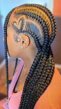 Best African Hairstyles, Trending Products 2023, Curly Hair Style, Weave Hairstyles Braided, Hairstyles 2024, Feed In Braids Hairstyles, Beautiful Braided Hair, Ponytail Bun