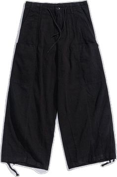 Casual Relaxed Fit Pants With Patchwork, Casual Wide Leg Patchwork Pants, Casual Wide-leg Patchwork Bottoms, Casual Patchwork Bottoms With Relaxed Fit, Baggy Wide-leg Patchwork Pants, Casual Straight Patchwork Pants, Casual Patchwork Pants, Summer Streetwear Relaxed Fit Parachute Pants, Baggy Wide Leg Cargo Pants With Patchwork