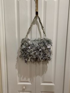 Bling fringe bag,Sparkly fringe bag,elegant fringe bag,fringe evening bag,Wedding handbag,mother of the bride,silver fringe bag BEFORE I start with my description i wanted to let you know I CAN WORK WITH ANY BUDGET. I can build a handbag to FIT ANY BUDGET. Just drop me a line and tell me what you want and i'll let you know what type/size/shape/design handbag i can produce for that amount. I can also do layaway plans with a deposit down PLEASE NOTE: The bag pictured has been sold. I can make anot Elegant Fringe Bags For Wedding, Elegant Fringed Bags For Wedding, Formal Rectangular Evening Bag With Fringe, Elegant Fringe Evening Bag, Elegant Wedding Bags With Fringe, Evening Shoulder Bag With Beaded Fringe, Fringe Clutch Evening Bag, Fringed Clutch Evening Bag, Fringed Evening Clutch Bag