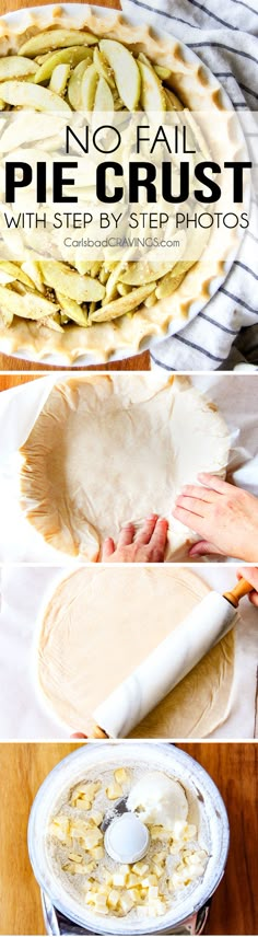 no fail pie crust with step by step photos