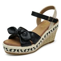 SHIBEVER Espadrilles for Women Open Toe Buckle Ankle Strap Wedge Heels Sandals Dressy Summer Comfy Platform Sandal Shoes Description: Color: Black, Brown, Beige (Optional) Size: US5,US6,US7,US8,US8.5,US9,US10 Women Sandals Design: Adjustable ankle straps buckle Summer Sandals for Women Upper Material: PU leather Dressy Wedges Sandals Outsole Material: Comfortable braided jute platform Heel Type: Platform wedge sandals Fastening: Slip On Style:Fashion,Casual open toe wedge sandals Season: Spring, Dressy Wedges, Sandals Design, Casual Summer Sandals, Strappy Platform Sandals, Womens Sandals Summer, Wedges Sandals, Women's Espadrilles, Sandal Shoes, Ankle Strap Wedges