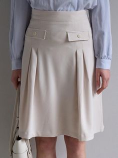 This soft skirt with the perfect pop of pretty.This skirt is a polished approach to a little glam for every day.You will be more stylish in this skirt. - Regular fit midi skirt- Back zip closure- It looks as good in the office as it does out- Lined skirt, so it's soft and comfy - This one features a front faux welt pocket and pleated design Pleated Flared Mini Skirt In Feminine Style, Elegant Skort With Pleated Flared Hem, Elegant Skort With Pleated Flared Skirt, Elegant Skort With Pleated Hem, Feminine Pleated Mini Skirt, Elegant Flared Skort With Gathered Details, Elegant Spring Skort With Gathered Skirt, Elegant Spring Mini Skirt With Pleated Hem, Feminine Mini Pleated Skirt With Relaxed Fit