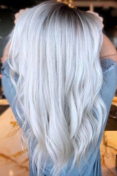 Icy Blonde Balayage, Partial Highlights, Summer Blonde