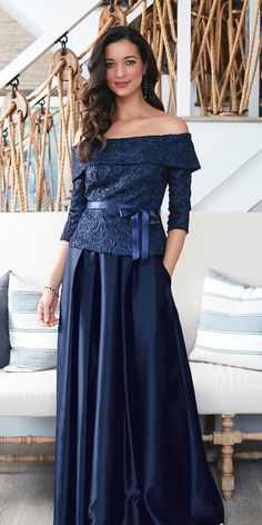 Royal Blue Mother Of The Bride/Groom Dresses Simple Two Pieces Lace Evening Gowns Wedding Guest Dress sold by Wedding store on Storenvy Gowns Wedding Guest, Blue Mother Of The Bride, Bride Groom Dresses, Mother Of The Bride Dresses Long, Long Gowns, Simple Gowns, Wedding Dress Guide, Lace Evening Gowns, Groom Dresses