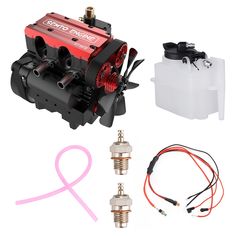 two different types of air compressors and wires