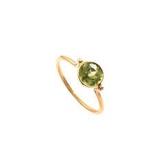 Peridot Ring, 18k Solid Gold Ring, Handmade Ring, Statement Ring, Engagement Ring, Peridot Gold Ring, Gemstone Ring, Gift For Her Material  Metal = 18k Gold Gemstone = Peridot  Stone Color = Green Stone Size = 6 mm Stone Shape = Round Stone Creation = Natural Total Ring weight = 1 Gram Product Making = Handmade  Thank You Visiting My Shop. Yellow Gold Peridot Diamond Ring, Stackable Yellow Gold Rings With Round Stones, Yellow Gold Peridot Diamond Ring With Birthstone, Yellow Gold Peridot Stackable Rings For Anniversary, Faceted Yellow Gold Sapphire Ring, Yellow Gold Stackable Rings With Peridot, Green Peridot Rings With Round Stone, Peridot Birthstone Rings With Round Stones, Green Peridot Ring With Round Stone