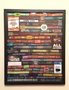 a black framed poster with many different types of books on it's sides and the words all across them