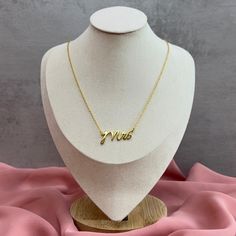 COLOR: SILVER PLATED AND GOLD PLATED MATERIAL: STAINLESS STEEL The Officially Mrs necklace - the perfect way to celebrate your new status as a Mrs! This elegant and understated necklace features a single pendant with the initials "Mrs" in a delicate and stylish font. Crafted with love, the Officially Mrs necklace is the perfect accessory for your wedding day, bridal shower, or as a special gift for the newlywed in your life. The necklace is available in both gold and silver-plated options, ensur Wedding Initial Pendant Necklace With Adjustable Chain, Gold Wedding Name Necklace With Adjustable Chain, Wedding Necklace With Adjustable Initial Pendant Chain, Gold Name Necklace With Delicate Chain For Anniversary, Delicate Chain Name Pendant Necklace For Anniversary, Delicate Pendant Name Necklace For Anniversary, Yellow Gold Initial Pendant Name Necklace For Wedding, Gold Initial Necklace For Wedding And Mother's Day, Gold Initial Necklace For Wedding On Mother's Day