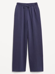 Extra High-Waisted SoComfy Wide-Leg Sweatpants | Old Navy Loose Fit Sweatpants, Comfy Pants Women, Hollister Wide Leg Sweatpants, Womens Sweat Pants, Brandy Wide Leg Sweatpants, Old Navy Sweatpants, Navy Blue Wishlist, Wide Legged Sweatpants Outfit, Women’s Sweatpants