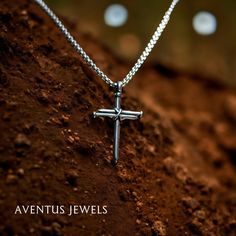 Revive your faith in the modern era with our Nail Cross Crucifix Pendant Necklace. This stunning piece of Christian silver jewellery celebrates Jesus Christ, our Lord and Saviour, by combining vintage aesthetics with a Harajuku vibe.  Perfect for those who want to showcase their faith in style, this pendant is an ideal gift for birthdays, friends, and Christians. Features: 🌟 Unique Design: Vintage cross, merging traditional Christian symbols with modern fashion. 🌟 High-Quality Silver: Made fro Silver Cross Pendant Necklace For Birthday, Silver Tarnish Resistant Cross Necklace For Gift, Silver Tarnish Resistant Cross Necklace Gift, Silver Tarnish-resistant Cross Necklace For Gift, Nail Cross, Birthday Friends, Crucifix Necklace, Jewellery Vintage, Vintage Aesthetics