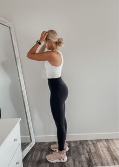 kelseykooima's Lululemon Collection on LTK Gym Everyday Outfit, Cute Mom Athletic Outfits, Cute Winter Athletic Outfits, Athleisure Outfits College, Lululemon Align Outfit, Sporting Event Outfit Spring, Lululemon Outfit Spring, Gym Wear Women Workout Outfits, Women Running Outfits