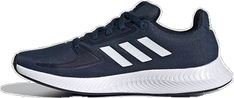 Sporty Navy Adidas Sneakers, Adidas Navy Sneakers For Sports, Navy Adidas Sneakers For Sports, Sporty Navy Synthetic Running Shoes, Adidas Neo, Navy And White, Adidas, Navy, White