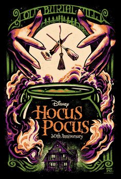 Disney Hocus Pocus 30th Anniversary PREMIUM Movie POSTER MADE IN USA - CIN708 | eBay Halloween Movie Poster, Halloween Desktop Wallpaper, Hocus Pocus 1993, Hocus Pocus Movie, Disney Movie Art, Hocus Pocus Party, Theater Poster, Dorm Art, Halloween Flyer