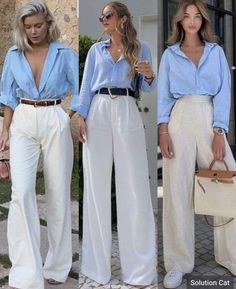 Pants For Women Over 50, Outfits With White Pants, Pants Casual Outfit, White Pants Outfit, Casual Chic Outfits, Business Pants, Minimal Outfit, Runway Trends, Casual Chic Outfit