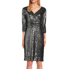 You'll shine at any event in this women's Focus By Shani v-neck sequin dress. Click on this WOMEN'S GUIDE to find the perfect fit and more! You'll shine at any event in this women's Focus By Shani v-neck sequin dress. Click on this WOMEN'S GUIDE to find the perfect fit and more! FEATURES Bodycon styling Sequin construction Zipper back 3/4-length sleeves Fully lined V-neckFIT & SIZING 39-in. length from shoulder to hem Midi length hits below the kneeFABRIC & CARE Body & lining: polyester Dry clea Bodycon Styling, Sequin Dress, Midi Length, Gender Female, Fabric Care, Size 16, Age Group, Length Sleeve, Perfect Fit