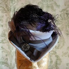 Mad Hatter Top Hat, Lady Sybil, Edwardian Costumes, Edwardian Hat, Victorian Hats, Victorian Ladies, Ladies Hat, Victorian Costume, Mini Top Hat