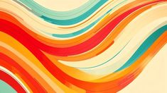 an abstract colorful background with wavy lines