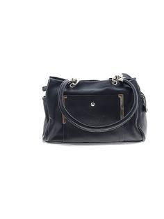 Kelly & Katie Shoulder Bag Size: One Size Bags - used. 100% Polyurethane | Kelly & Katie Shoulder Bag: Black Bags Shoulder Bag Black, Black Shoulder Bag, Black Bag, Blue Black, Women Handbags, Bag Lady, Shoulder Bag, Handbags, Blue