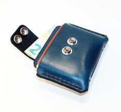 Leather credit card wallet! Very comfortable & easy to wear. Color: Blue. Size: 8 x 12 cm. It has 3 interior sleeves holds Nearly 12 cards , also Suitable for holding some cash. If you have some questions please write! Modern Blue Wallets For Gift, Blue Coin Purse With Card Slots For Gift, Blue Rectangular Coin Purse With Interior Card Slots, Blue Wallets With Coin Pocket For Daily Use, Blue Leather Card Holder For Daily Use, Blue Wallets With Card Slots For Daily Use, Blue Wallet With Coin Pocket For Daily Use, Blue Leather Trifold Wallet With Card Slots, Blue Wallets With Coin Pocket As Gift