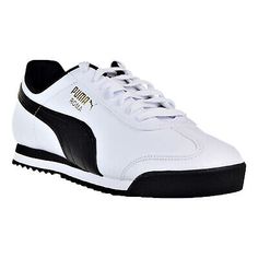 Great shopping ideas for Men's Puma Roma Basic White/Black (353572 04), Mens Shoes Shopping Ideas, Men Fashion, White Black, Men's Shoes, White And Black, Shoe Boots, Boots, Best Deals, White