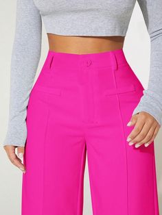 These Cute Pink Seam Front High Waist Pants are perfect for any casual or dressed-up look. Made with a high waist design and seam front detailing, these pants are both trendy and comfortable. The perfect addition to any fashion-forward wardrobe. 92% Polyester, 8% Elastane Machine Wash Zipper Closure Size Chart XS = Dress 0-2, Bust, 31"-32.5", Waist 23"-24, Hip 31"- 34"Small = Dress 4-6, Bust,33"-35", Waist 25-26", Hips 35"-37"Medium = Dress 8-10, Bust 35-36" Waist 27-28", Hips 38-39"Large =Dress 12-14,Bust,38-40, Waist,29-31", Hips 40-42"14/16 - Bust 40"-42", Waist 33.5"-36", Hips 44"-46"18/20 - Bust 42"-44", Waist 37"- 40", Hips 47"-50" Winter Knit Hats, High Waist Pants, Dress 12, Medium Dress, Large Dress, Boot Accessories, Small Dress, Winter Knits, Waist Pants