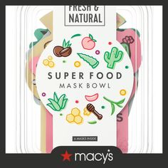 out of stock Superfood Bowl, Mask Bowl, Peach Fruit, Trendy Face Masks, Super Food, Face Mask Set, Super Bowl Food, Face Hydration, Tony Moly