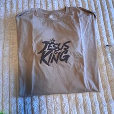 Men’s Size 2xl Jesus Is King T-Shirt New, Only Took Out Of Bag To Take Pictures Smoke Free Home Jesus Is King, King Tshirt, King Jesus, Jesus Is, Take Pictures, Colorful Shirts, Tee Shirts, Mens Shirts, Jesus