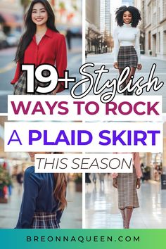 Master the art of layering with these plaid skirt fashion ideas for every season. In this post, I share tips on how to layer your plaid skirt with other wardrobe staples to create stylish and functional outfits. #PlaidSkirtStyle #LayeringTips #SeasonalFashion