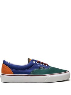 Vans Era low-top Sneakers - Farfetch Vans Lace-up Canvas Shoes, Casual Multicolor Sneakers With Contrast Sole, Green Canvas Sneakers With Contrast Sole, Retro Sneakers With Rubber Sole For Skateboarding, Lace-up Canvas Shoes With Contrast Sole For Skateboarding, Multicolor Custom Sneakers With Vulcanized Sole For Streetwear, Multicolor Sneakers With Vulcanized Sole For Skateboarding, Green Low-top Canvas Shoes With Vulcanized Sole, Multicolor Low-top Sneakers With Laces