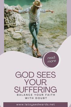 Do you believe that God sees your suffering? Part of emotional wellness is the ability to understand God’s role in your pain and suffering. Being a highly sensitive person can make this journey more challenging but embracing vulnerability is important to finding peace during hard times. If you're looking for tips on trusting God during hard times visit the full blog post to read more. Sensitive Person, Trusting God, Highly Sensitive Person, Encouraging Bible Verses, Highly Sensitive, Do You Believe, Hard Times