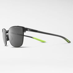 When your casual walk turns into a spontaneous run, find all-around comfort in the Nike Metal Fusion sunglasses. They're lightweight, durable and easy to get a locked-in fit with the adjustable, rubberized temple tips and nose pads for when the day suddenly cranks into high gear. Nose Bridge, Polarized Lenses, Polarized Sunglasses, Custom Fit, The Day, Turn Ons, Sunglasses, Nike, Black