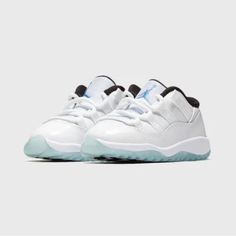 Rare Find Good Condition Jordan Air Jordan 11 Retro Low (Td) 'Legend Blue' Stain On The Right Shoe No Tears Or Holes Air Jordan 11 Retro Low, Baby Color, Jordan 11 Retro Low, Blue Stain, Jordan Air, Air Jordan 11 Retro, Jordan 11 Retro, Baby Colors