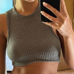 Never Worn. Don’t Want It Anymore. Shein Sweater, Sweater Crop, Crop Top Sweater, Shein Tops, Crop Top, Womens Tops, Crop Tops, Grey, Women Shopping