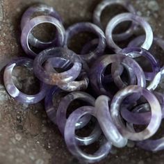 Amethyst STRESS-RELIEF | HEALING | POSITIVITY Amethyst is a purple variety of Quartz found all over the world. It is a universal healing stone that clears negativity and relieves stress. Purple Round Crystal Spiritual Ring, Purple Spiritual Round Ring, Spiritual Amethyst Crystal Ring, Spiritual Purple Amethyst Ring, Spiritual Purple Crystal Ring, Purple Amethyst Crystal Ring, Amethyst Ring With Natural Stones For Healing, Amethyst Natural Stones Crystal Ring, Amethyst Crystal Ring With Natural Stones