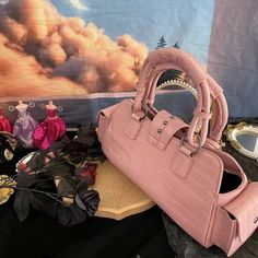 𝔇𝔢𝔱𝔞𝔦𝔩𝔰: Style: Y2k, Egirl, Kawaii, Aliyahcore Material: Vegan Leather Length: 38*13*17cm; 20*8*13cm This y2k crossbody bag is in an amazing blush pink color that adds a touch of sweetness to your outfit. It has a heart-shaped pendant to accent the style and features multiple side pockets for storage. Enjoy free shipping with the purchase of over 80$ Pink Shoulder Bag With Double Handle, Pink Large Capacity Baguette Bag For Travel, Pink Baguette Bag With Large Capacity For Travel, Pink Baguette Bag With Large Capacity For Daily Use, Pink Y2k Style Shoulder Bag For School, Pink Y2k Shoulder Bag For School, Pink Handheld Baguette Bag For Travel, Pink Rectangular Baguette Bag With Top Handle, Pink Large Capacity Handheld Satchel