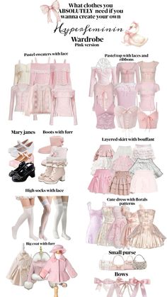 How To Be A Fashionista, Girly Aesthetic Clothes, Girly Capsule Wardrobe, Fashion Basics Learning Diary, Shein Pink Outfits, Femine Outfit Casual, How To Style Basic Clothes, Different Types Of Styles Outfits, Light Pink Outfit Ideas