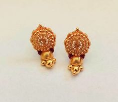 22k Gold Earring- Solid Gold Stud Earrings-Real Gold Stud-Indian Gold Stud-Wedding Gift- Handmade Gold Stud by Indian kaarigari Work This is beautifully handcrafted Indian designed karigari work with deep handmade work with little Gemstone that gives it very elegant and eye catchy look! PRODUCT SPECIFICATIONS: Material : 22k Solid Yellow Gold Weight: 4 gram approx We accept custom orders and design as well! Customer satisfaction is our utmost priority, Feel free to have any query, would love to 22k Gold Cutdana Bridal Earrings, 22k Gold Cutdana Bridal Earrings For Wedding, 22k Gold Jhumkas For Wedding, 22k Gold Meenakari Bridal Earrings For Wedding, Gold Bollywood Jhumkas For Marriage, Chandbali Bridal Earrings For Marriage Festivals, Bollywood Style Gold Jhumkas For Marriage, Festive Intricate Design Earrings For Wedding, Bridal Chandbali Earrings For Marriage And Festivals