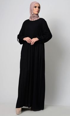 Roll Up Sleeve Rayon Abaya Denim Abaya, Stylish Abaya, Minimalistic Style, Abaya Dress, Perfect Wardrobe, Roll Up Sleeves, Embroidered Denim, Embroidered Jacket, Full Sleeves