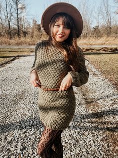 DISCLAIMER: THIS LISTING IS FOR A DIGITAL DOWNLOAD OF THE PATTERN ONLY. A FINISHED, PHYSICAL ITEM IS NOT INCLUDED. About the design: The Meraki Sweater Dress is sure to make you feel stunning while also providing comfort and warmth. Using Lion Brand Hue and Me, it is sure to give you all the cozy vibes while turning heads at all your holiday parties.  This pattern is size-inclusive and written for sizes XS-5X. There are instructions to adjust size if needed.  This pattern includes: *Materials li Knit Sweater Dress Pattern, Sweater Dress Pattern, Lion Brand Yarn, Lion Brand, Cozy Vibes, Knitting Kits, Knit Sweater Dress, Autumn Day, Dress Pattern